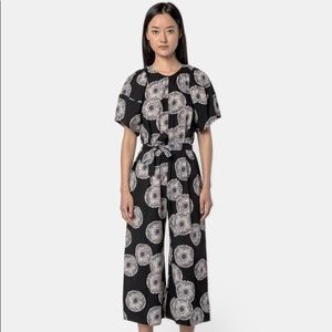 SOLEIL BALLOON SLEEVE JUMPSUIT- Black Celetrial